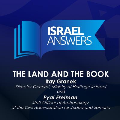 Safeguarding the Heritage of Israel: ACLI Coordinator Shelley Neese with Itay Granek and Eyal Freiman