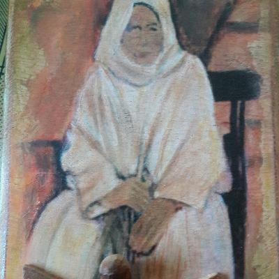 Nhá Chica e o escritor Paulo Coelho . ....