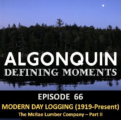 Episode 66: Part II - Evolution of Logging in Algonquin Park Since 1922 Episode 66: Part II - Evolution of Logging in Algonquin Park Since 1922