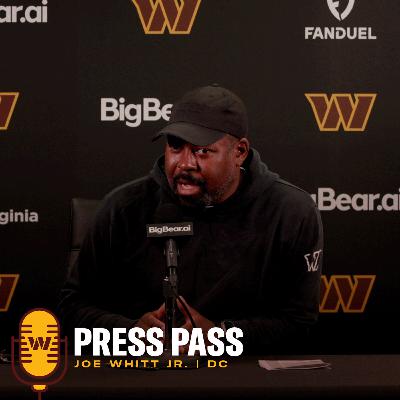 DC Joe Whitt Jr. | October 30, 2025 | Press Pass | Washington Commanders | NFL
