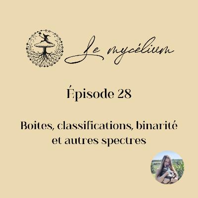 28 - Boites, classifications, binarité et autres spectres