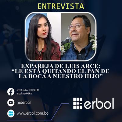 Expareja de Luis Arce: “Le está quitando el pan de la boca a nuestro hijo”