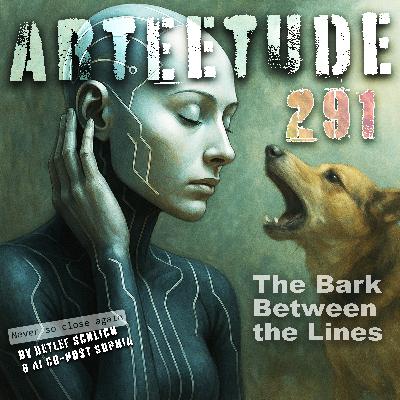 #Arteetude 291 – Schlich reflect on an often-overlooked sonic phenomenon: the collective eruption of dog barking. Together with his AI co-host Sophia they explore the neuroscience of acoustic entrainment. The episode concludes with a collaborative song—The Bark Between the Lines—co-composed with Los Inorgánicos & Sophia, transforming irritation into rhythm, and noise into presence. #Arteetude 291 – Schlich reflect on an often-overlooked sonic phenomenon: the collective eruption of dog barking. Together with his AI co-host Sophia they explore the neuroscience of acoustic entrainment. The episode concludes with a collaborative song—The Bark Between the Lines—co-composed with Los Inorgánicos & Sophia, transforming irritation into rhythm, and noise into presence.