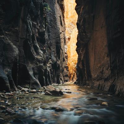 Cave Stream for Deep Sleep, Relaxation & Focus – Echoing Water Ambience for Calm and Clarity 9 Hours