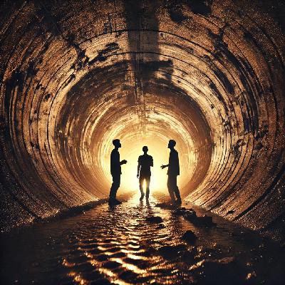 3 Friends Singing in a Tunnel