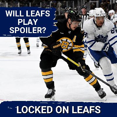 Can the Leafs derail Bruins' playoff hopes or boost draft odds? Can the Leafs derail Bruins' playoff hopes or boost draft odds?