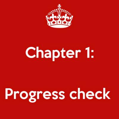 Chapter 1:Progress check