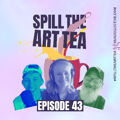 Spill The Art Tea 🎨🍵 ft. Debbie Hickey 🗣️ AI Lovers, Egyptian Amulets & Concrete Copyright!