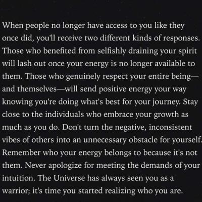 The Positive Note Short Clips, “When people no longer have access to you”