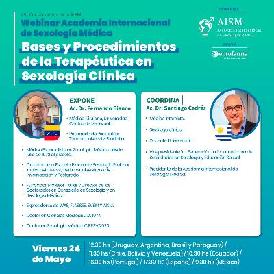 Webinar: Bases y procedimientos de la terapéutica en Sexología Clínica