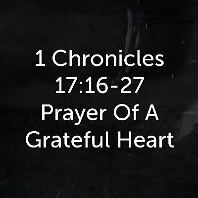 Prayer Of A Grateful Heart