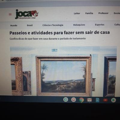 Hora da Notícia 1 - Joca - Passeios e atividades sem sair de casa.