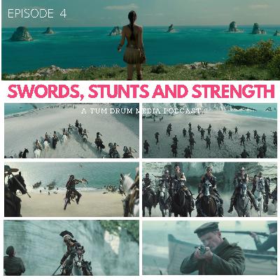 3x04 - Swords, Stunts and Strength (Guests: Fire Fighter Keven & Stunt Woman Nic) 3x04 - Swords, Stunts and Strength (Guests: Fire Fighter Keven & Stunt Woman Nic)