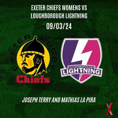 IWD 2024: Exeter Chiefs Women vs Loughborough Lightning - 09/03/24 - Joseph Terry and Mathias La Pira