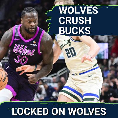 Shorthanded Minnesota Timberwolves CRUSH Milwaukee Bucks | Joan Beringer ACES His First Test