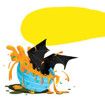 Amma, there is a bat in my sambar!
