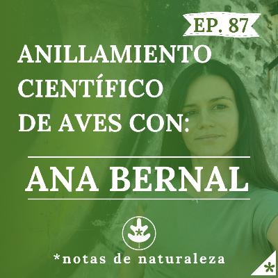 Anillamiento Científico de Aves. Charla con Ana Bernal. #87