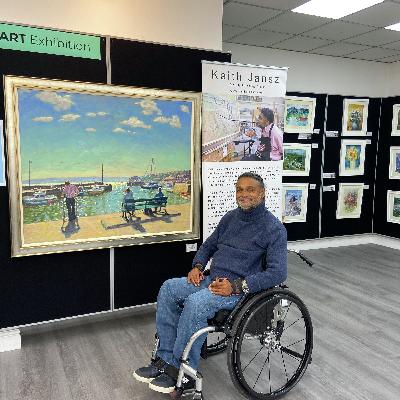 The gift of a book inspired Keith Jansz to paint