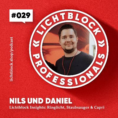 #029 Nils und Daniel – Lichtblock Insights: Neues Ringlicht, Staubsauger & Capri #029 Nils und Daniel – Lichtblock Insights: Neues Ringlicht, Staubsauger & Capri