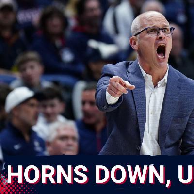 HORNS DOWN: UConn Men Beat Texas to Get to TEN Wins; Skyler Bell ROBBED of Biletnikoff