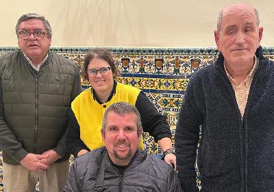 Protagonistas del primer pregón inclusivo de la Semana Santa