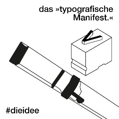 Die Idee – das »typografische Manifest.«