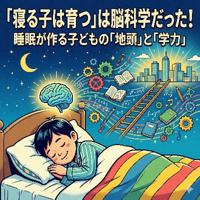 【34】「寝る子は育つ」は脳科学だった！睡眠が作る子どもの「地頭」と「学力」