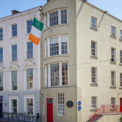 The Irish flag, first flown in Waterford by Thomas Francis Meagher in 1848.