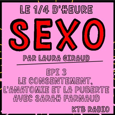 Le quart d'heure sexo épi 3, Le consentement, l'anatomie et la puberté avec Sarah Farnaud