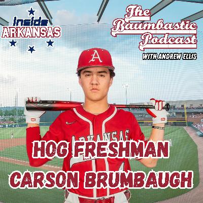 Hog Freshman Carson Brumbaugh Talks MLB Draft & Early Impressions of Fayetteville