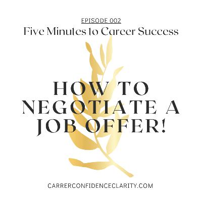 How to Negotiate a Job Offer