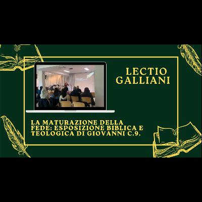 Bonus | La maturazione della fede: esposizione biblica e teologica di Giovanni c. 9