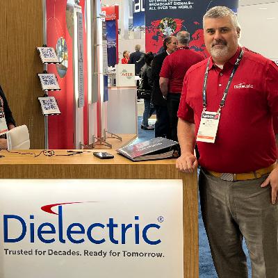 Dielectric President Keith Pelletier at NABShow 2025 Dielectric President Keith Pelletier at NABShow 2025