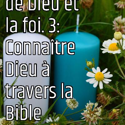 Revenons eux fondamentaux (1) : L'existence de Dieu et la foi. 3: Connaître Dieu à travers la Bible