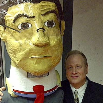 STEPHEN COLBERT PAPER MACHE