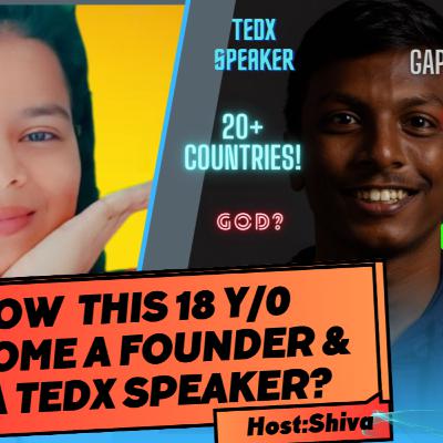 Episode:3->How this boy become a Founder & Tedx Speaker?🤯😲