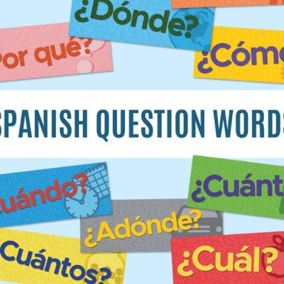 Question words in Spanish Question words in Spanish