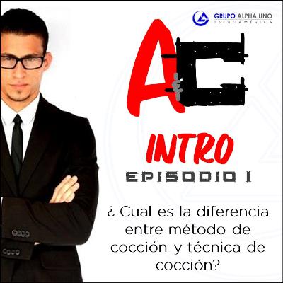 ¿ Cual es la diferencia entre metodo de coccion y tecnica de coccion ?- Hablemos de cocina sin cocinar- Episodio I (Intro)