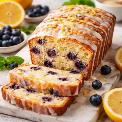 The Perfect Lemon Blueberry Cake