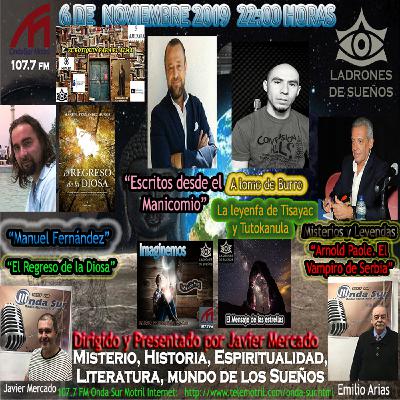T5 EP143 Regreso Diosa/Escritos Manicomio/Vampiro Serbia/Mensaje Estrellas/Tisayac/Imaginemos