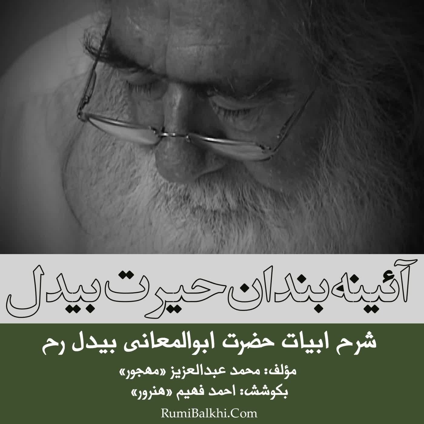 نی صبر به دل ماند و نه حیرت به نظرها - ابوالمعانی بیدل