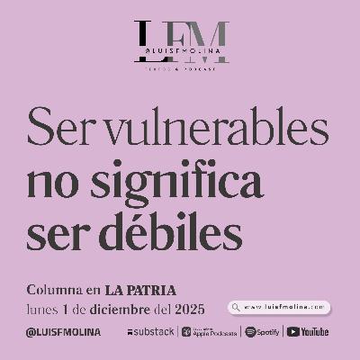 27. No, vulnerabilidad no significa debilidad 27. No, vulnerabilidad no significa debilidad