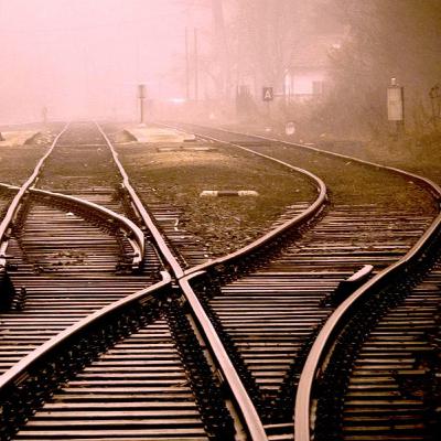 Bly op die spoor