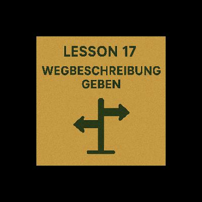 lesson 17 | Wegbeschreibung geben | Giving Directions | German A1 (Telugu)