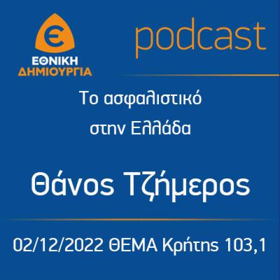 Το ασφαλιστικό στην Ελλάδα - ο Θάνος Τζήμερος στο ΘΕΜΑ Κρήτης 103,1 στις 02/12/2022