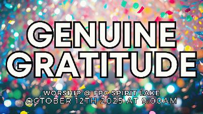 Genuine Gratitude - Reformed Worship Genuine Gratitude - Reformed Worship