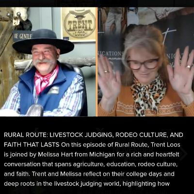 Rural Route Dec 24, 2025 Melissa Hart on the NFR and the Cowboy interest around the world plus bringing her mother to Jesus a month before she joined her father in Heaven. Merry Christmas