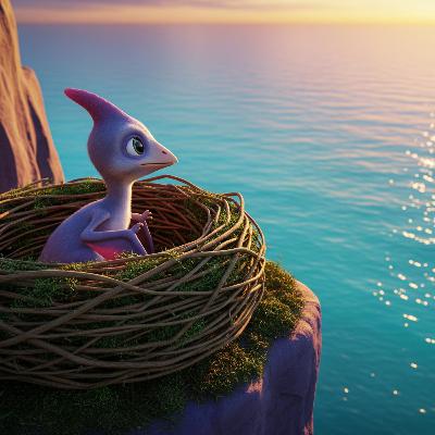 [SLEEP-30Min] Baby Pteranodon and the Big Blue Ocean | A Jurassic Journey Sleep Podcast For Kids