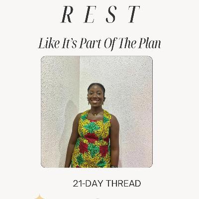REST LIKE IT’S PART OF THE PLAN REST LIKE IT’S PART OF THE PLAN