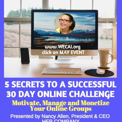 5 secrets to a successful 30 day online challenge